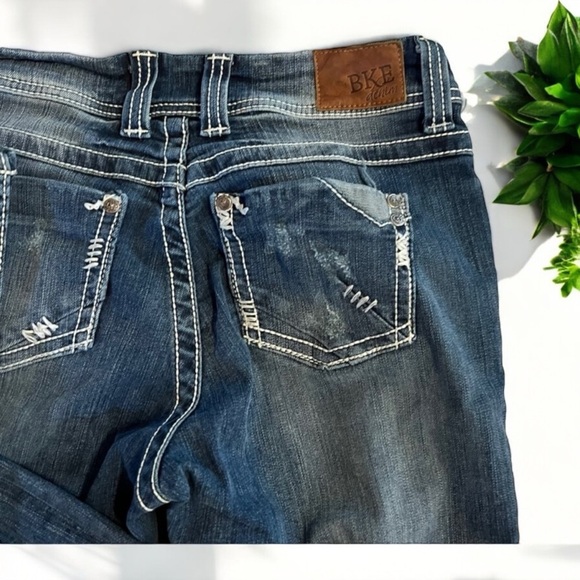 Vintage BKE denim 30” waist XXL long slim boot cut!!! Rare length Vintage - Picture 6 of 16
